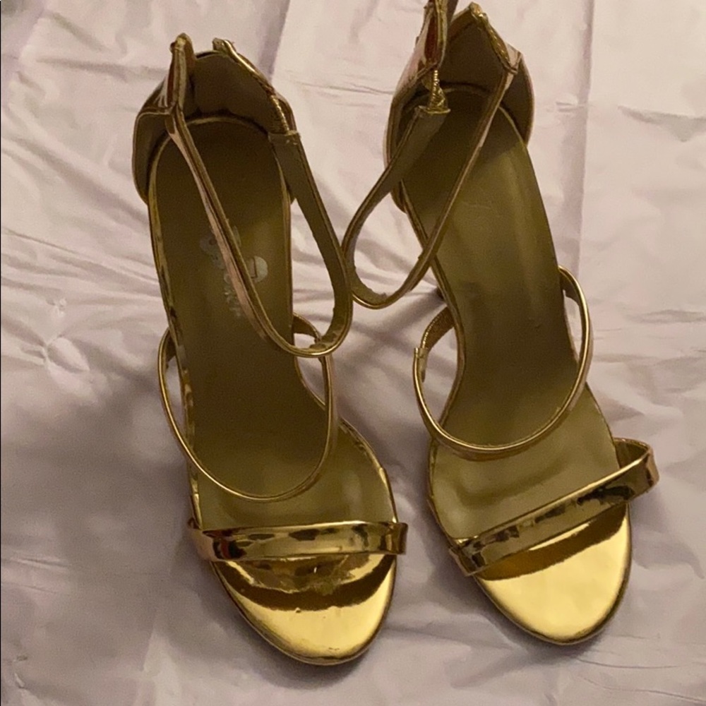 Golden heels